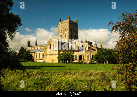 Tewksbury Abbey Banque D'Images