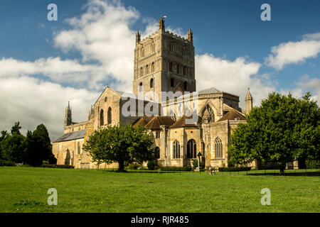 Tewksbury Abbey Banque D'Images