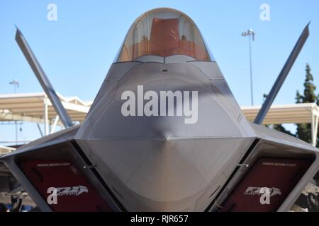 L'étonnante F-22 Raptor effectuant à Luc Jours à Luke Air Force Base, Arizona en 2018 Banque D'Images