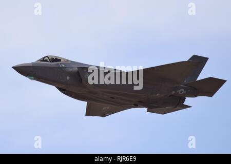 L'étonnante F-22 Raptor effectuant à Luc Jours à Luke Air Force Base, Arizona en 2018 Banque D'Images