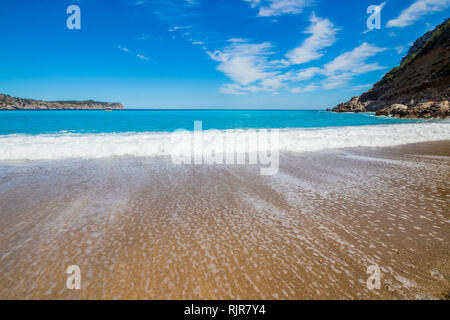 Playa de Coll Baix, Alcudia, Majorque, Espagne Banque D'Images