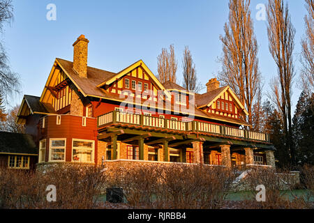 Burnaby Art Gallery, Deer Lake Park, Burnaby, Colombie-Britannique, Canada Banque D'Images