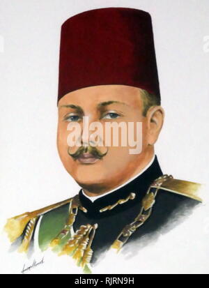 Farouk I (1920 - 1965), roi d'Égypte et du Soudan, succédant à son père, Fouad I, en 1936. Il fut renversé en 1952 le coup d'Etat militaire et forcé d'abdiquer en faveur de son fils, Ahmed Fouad, qui lui a succédé comme Fouad II. Il est mort en exil en Italie en 1965. Banque D'Images