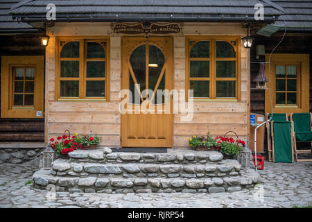 Pod Hostel entrée privée,lesser Poland Voivodeship, Pologne. Banque D'Images