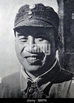 Zhu De (1886 - 1976), général chinois, le seigneur de guerre, homme politique, révolutionnaire et l'un des pionniers du parti communiste de Chine. Banque D'Images