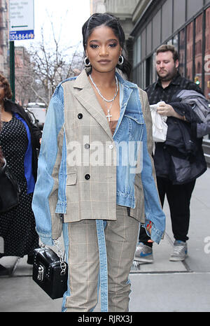 New York, NY, USA. 07Th Feb 2019. Keke Palmer à construire ensemble à New York le 07 février 2019. Credit : Rw/media/Alamy Punch Live News Banque D'Images