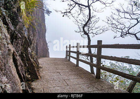 Promenade dans les nuages Banque D'Images