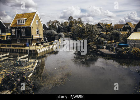 Old Dutch maisons, détail du tourisme en Europe Banque D'Images