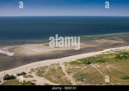 Vue panoramique sur Laboe et Kieler Foerde, Kiel, capitale de l'état à l'arrière de Kiel, Schleswig-Holstein, Allemagne, Europe Banque D'Images