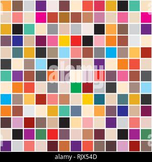 Abstract background vector mosaïque continue. Carreaux de couleur. Illustration de Vecteur