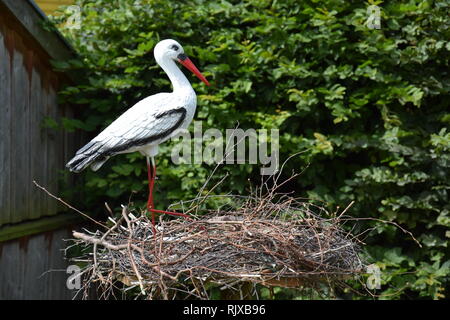 Stork décoratif Banque D'Images