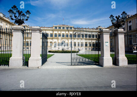 Savoie Maison, Villa Reale, Monza, Lombardie, Italie, la Villa Reale de style néoclassique (architecte Giuseppe Piermarini, 1773-80). Banque D'Images