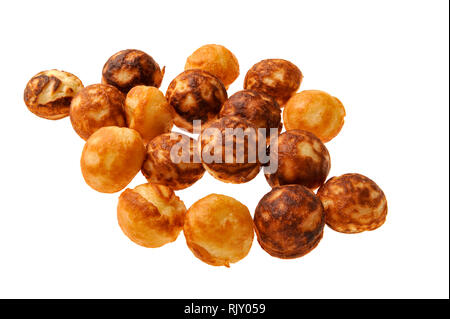 Sucré fait maison donut balls isolated on white Banque D'Images