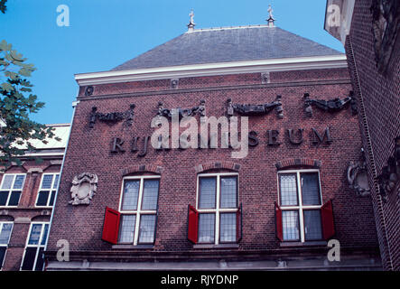 Pays-bas, Amsterdam, Rijksmuseum, musée façade Détail Banque D'Images