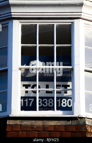 Soit par le signe de l'unité de fabrication vacants en centre-ville Banque D'Images