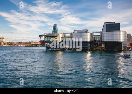 STAVANGER, Norvège - août 14, 2018 : Musée du pétrole norvégien (Norsk Oljemuseum), une date majeure dans le Port de San Francisco. Banque D'Images