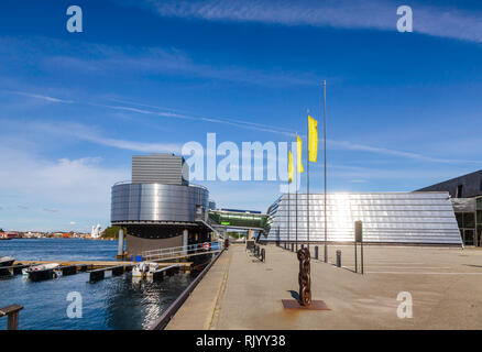 STAVANGER, Norvège - août 14, 2018 : Musée du pétrole norvégien (Norsk Oljemuseum), une date majeure dans le Port de San Francisco. Banque D'Images