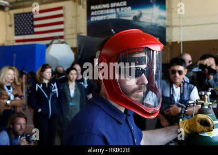 À l'air et de l'espace port Mojave XCOR Aerospace est l'ouverture de leurs portes pour une visite des futurs astronautes et partenaires d'affaires. Banque D'Images