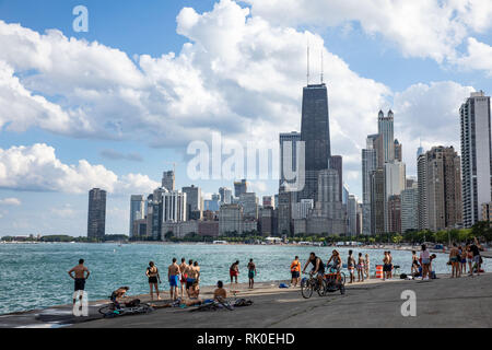 Gold Coast, à Chicago, Illinois. Septembre, 2018 Banque D'Images