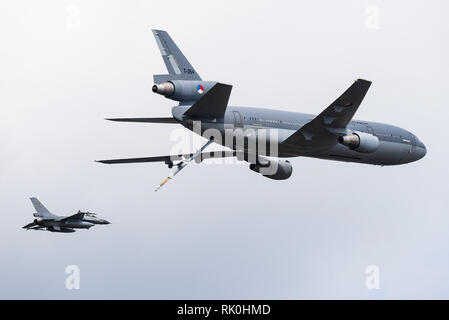 McDonnell Douglas un avion ravitailleur KDC-10 de la Royal Netherlands Air Force. Banque D'Images