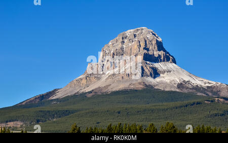 Crowsnest Pass Mountain en Colombie-Britannique, Canada Banque D'Images