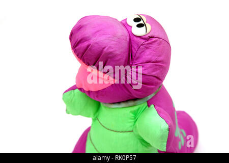 Puffalump Tyrannosaurus Rex Toy Banque D'Images