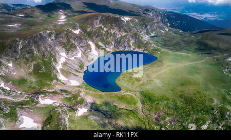 Les sept lacs de Rila en Bulgarie Banque D'Images