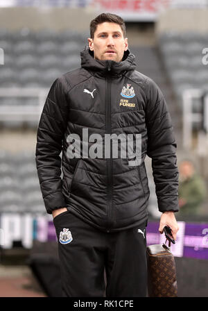 Le Newcastle United Federico Fernandez arrive au sol avant le jeu Banque D'Images