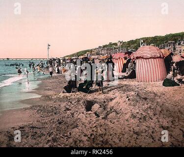 Trouville-sur-Mer, France. Entre 1890 et 1910. Banque D'Images