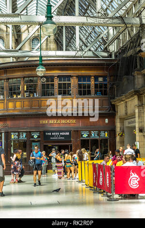 Glasgow Central, zone publique à la gare centrale de Glasgow à Glasgow, Royaume-Uni Banque D'Images