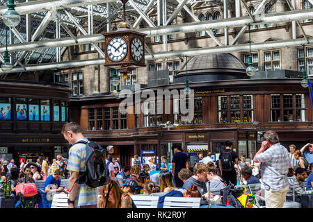 Glasgow Central, zone publique à la gare centrale de Glasgow à Glasgow, Royaume-Uni Banque D'Images