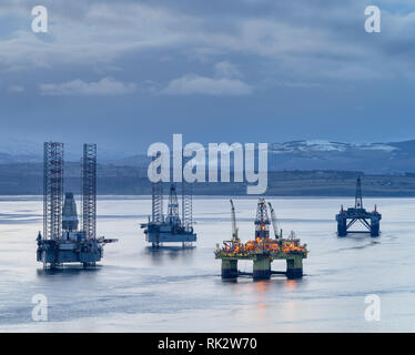 Vue sur l'Estuaire de Cromarty de Nigg, Ross-shire, en Écosse. Banque D'Images