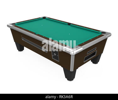 Table de billard Isolated Banque D'Images