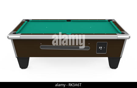 Table de billard Isolated Banque D'Images