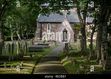 St Anne's Church et cimetière, Alderney Banque D'Images