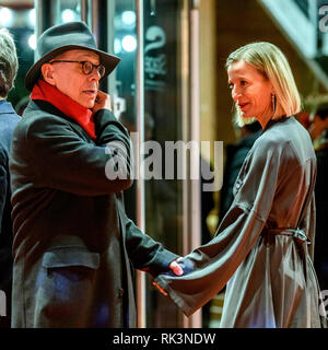 Berlin, Allemagne. Le 08 février, 2019. Dieter Kosslick und Aurelia Petit bei der Premiere von 'par la grâce de Dieu/Grace à Dieu' auf der Berlinale 2019/69. Internationale Filmfestspiele Berlin im Berlinale Palast. Berlin, 08.02.2019 Crédit : Geisler-Fotopress GmbH/Alamy Live News Banque D'Images