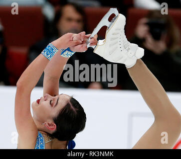 Anaheim, États-Unis. Feb 8, 2019. Kailani Craine de l'Australie au cours de la concurrence Mesdames de patinage libre du Championnat des quatre continents de patinage artistique à Anaheim, États-Unis, le 8 février 2019. Credit : Zhao Hanrong/Xinhua/Alamy Live News Banque D'Images