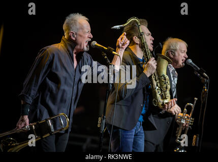 Las Vegas, NV, USA. Feb 8, 2019. ***Couverture maison*** CHICAGO en prestation au Théâtre Vénitien Vénitien à Las Vegas à Las Vegas, NV, le 8 février 2019. Crédit : Erik Kabik Photography/media/Alamy Punch Live News Banque D'Images