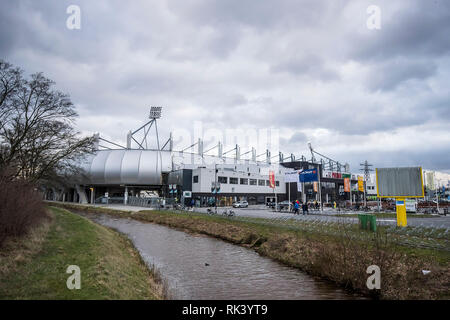 Almelo, Pays-Bas. 09Th Feb 2019. Almelo, Pays-Bas. 09Th Feb 2019. football, saison 2018 de l'Eredivisie néerlandaise - 2019, Polman Stadium, stade de l'aperçu : Crédit Photos Pro/Alamy Live News Banque D'Images