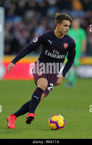 Huddersfield, Yorkshire, UK. 09 Février, 2019. Denis Suarez ARSENAL FC HUDDERSFIELD TOWN FC V ARSENAL FC, Premier League 09 février 2019 GBD13655 Huddersfield Town FC FC Asenal v Huddersfield Town FC v Arsenal FC 09/02/2019 John Smith's Stadium strictement usage éditorial uniquement. Si le joueur/joueurs représentés dans cette image est/sont de jouer pour un club anglais ou l'équipe d'Angleterre. Puis cette image ne peut être utilisé qu'à des fins rédactionnelles. Pas d'utilisation commerciale. Allstar Crédit : photo library/Alamy Live News Banque D'Images