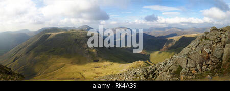 Kirk est passé de grand Gable, Lake District, Cumbria, Angleterre, Royaume-Uni Banque D'Images