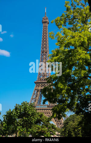 Tour Eiffel Tower Paris France Banque D'Images