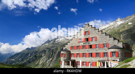 Hôtel alpin de la Suisse Banque D'Images