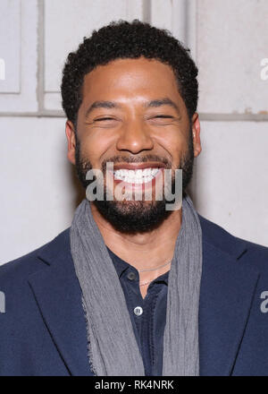 Soirée d'ouverture de Choir Boy au Samuel J. Friedman Theatre - Arrivées. Comprend : Jussie Smollett Où : New York, New York, United States Quand : 08 Jan 2019 Crédit : Joseph Marzullo/WENN.com Banque D'Images