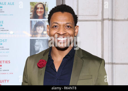 Soirée d'ouverture de Choir Boy au Samuel J. Friedman Theatre - Arrivées. Comprend : Derrick Baskin Où : New York, New York, United States Quand : 08 Jan 2019 Crédit : Joseph Marzullo/WENN.com Banque D'Images