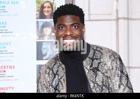 Soirée d'ouverture de Choir Boy au Samuel J. Friedman Theatre - Arrivées. Comprend : Jawan Jackson Où : New York, New York, United States Quand : 08 Jan 2019 Crédit : Joseph Marzullo/WENN.com Banque D'Images