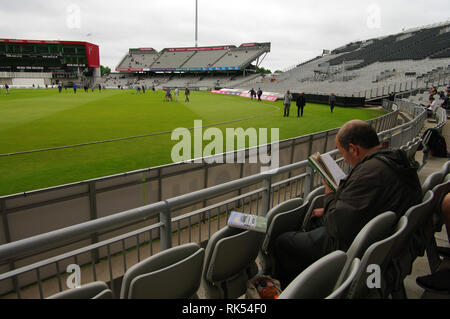 Le terrain de cricket Old Trafford, Greater Manchester Banque D'Images