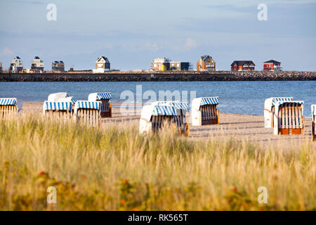 Station de la mer Baltique Port Olpenitz, Olpenitz, Schleswig-Holstein, Allemagne, Europe Banque D'Images