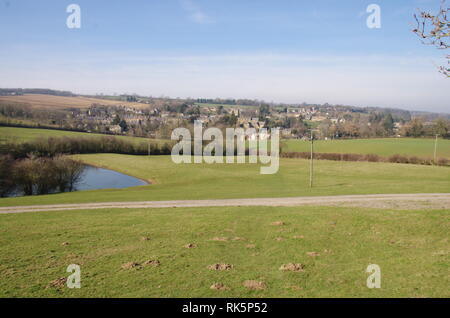 Blockley. Le Donnington façon. Le Gloucestershire. Des Cotswolds. L'Angleterre. UK Banque D'Images