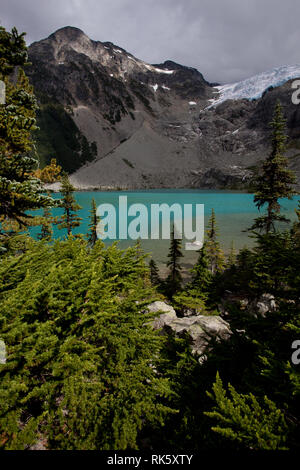 Joffre Lakes Provincial Park, Sea to Sky, Colombie-Britannique, Canada Banque D'Images